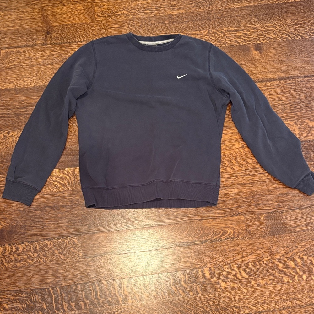 Nike Men's Dark Blue Crewneck Sweater